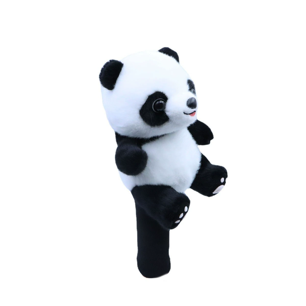 Protective golf clubs, helmet, panda