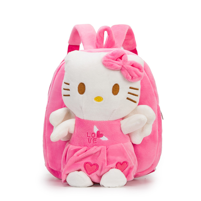 Cartoon Cute Children's School Bag Kindergarten Baby Backpack Kt Cat 1-3 Years Old Backpack Manufacturer Wholesale