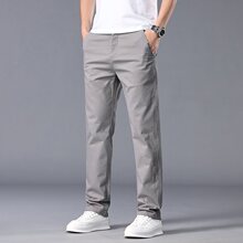 2026年夏季新品显高舒适休闲裤男宽松百搭潮流透气美式高街港风潮