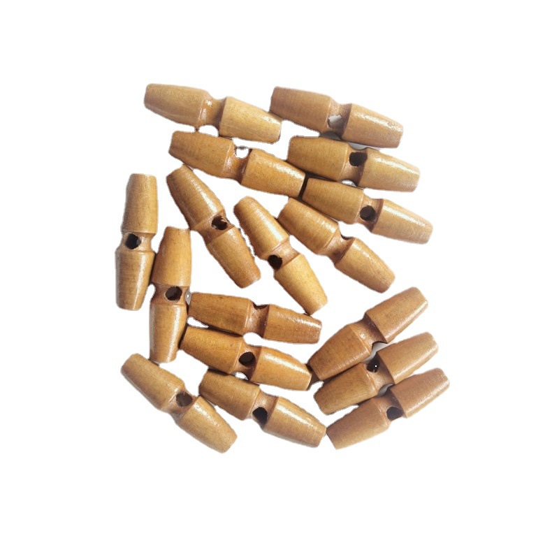 东莞星光厂家直销环保彩色雕刻木头橄榄刺字扣子激光木制纽扣批发