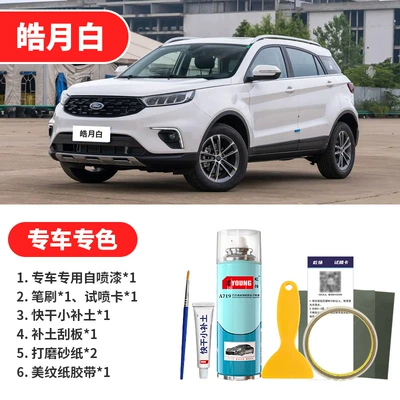 Avtomobil boya qələmləri, Ford Territory, Dark Blue touch-up - moonlight-white-emergency-repair