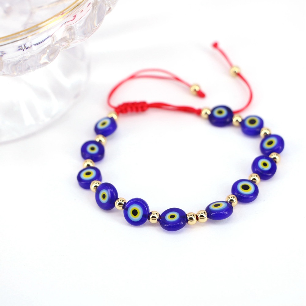 Fashion Eye Copper Beaded No Inlaid Bracelets