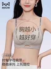 2024新款字母内衣女小胸聚拢上托收副乳防下垂无痕显大文胸罩