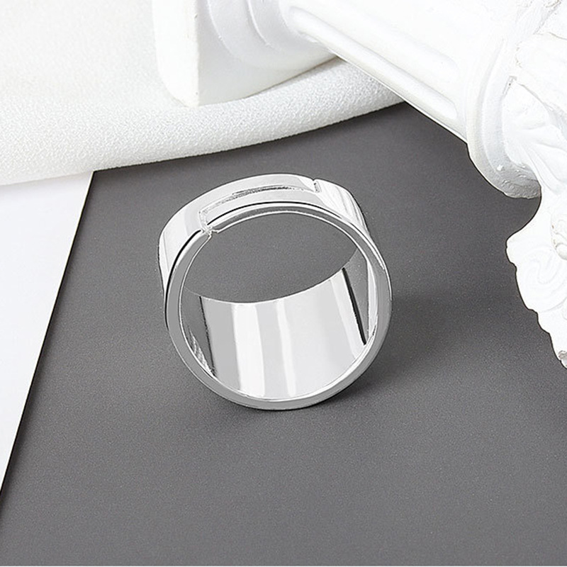 Personality Simple Glossy Daisy Flower Ring Small Fresh Ringpicture5