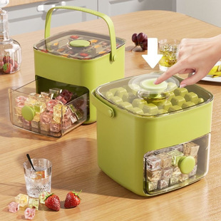 Ice Cube Mold Food-Grade Ice Box Freezing Artifact Large-Capacity Refrigerator Ice Storage Household Press Ice Tray Free Shipping
