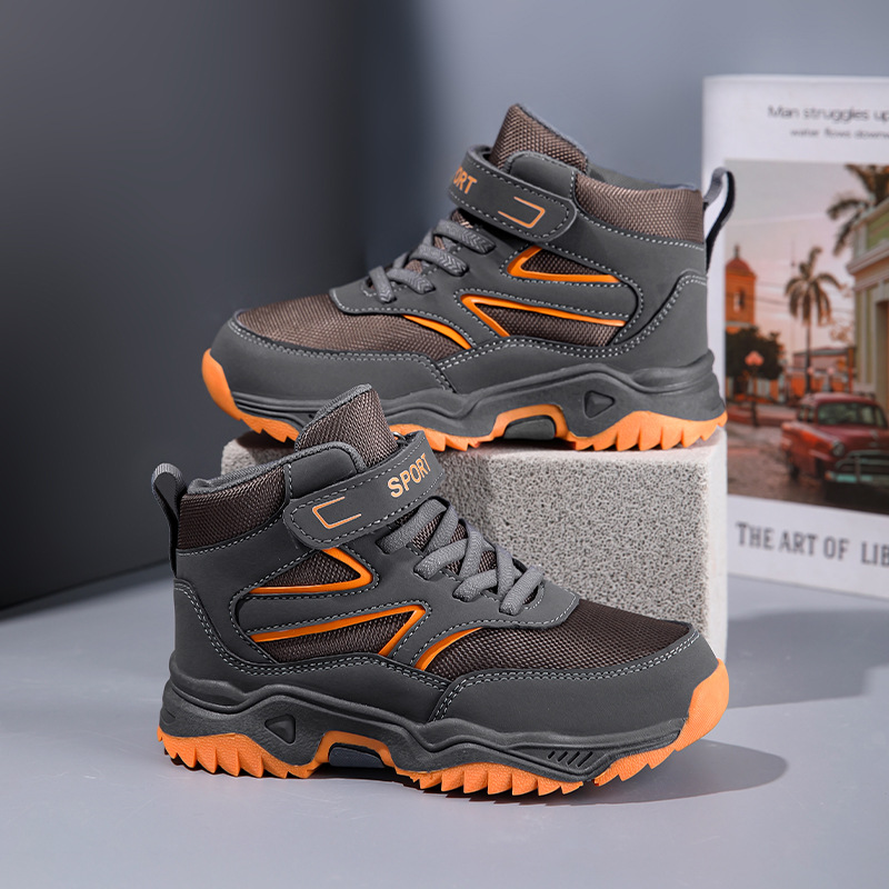 Wow, zapatos para niños, nuevos zapatos ensanchados, zapatos de senderismo al aire libre para niños de cabeza ancha, zapatos deportivos anticolisión, zapatos de punta grande para niños