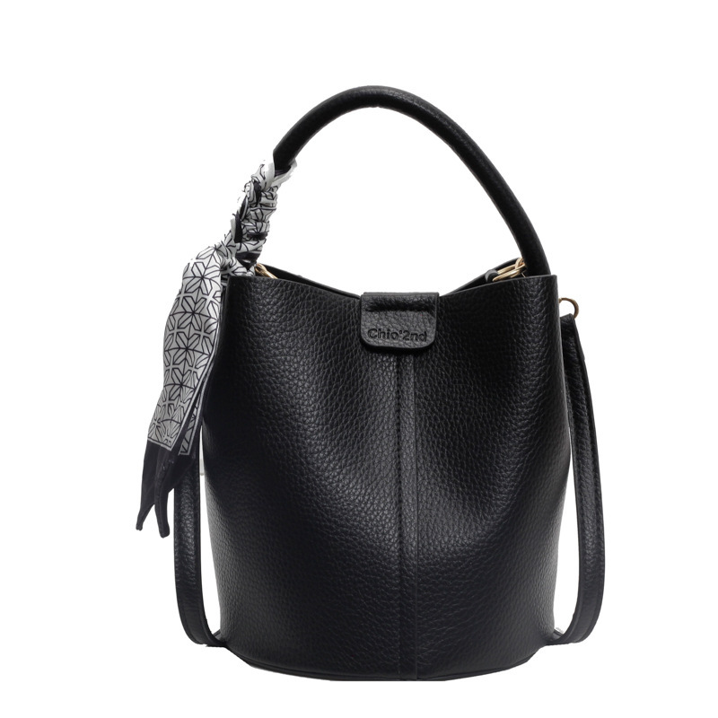 Handtasche im Beuteldesign mit Litschi-Muster für Damen, 2025 Neue trendige Mode Großes Fassungsvermögen Hochwertige Schulter- und Umhängetasche_voghion.com