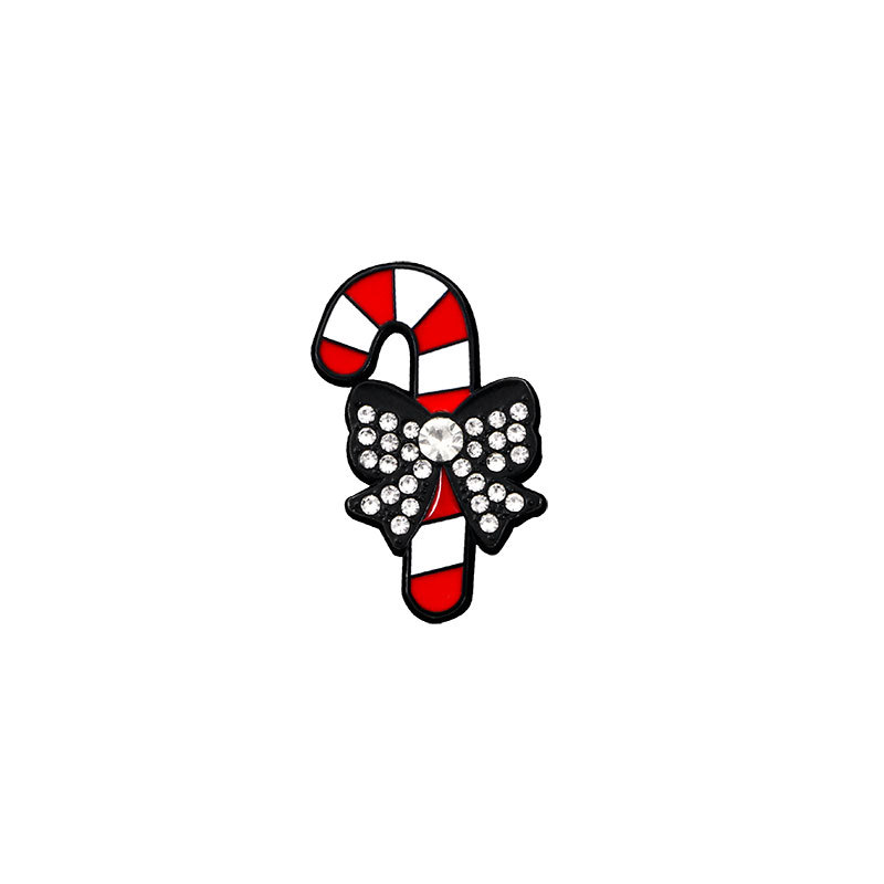 Broche de Navidad insignia de aleación caricatura adorable Santa Fe Navidad decoración de mochila escolar
