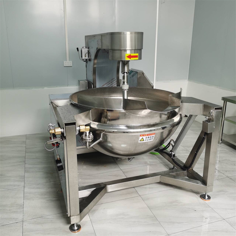 凉粉行星搅拌夹层锅麦芽糖熬制炒锅核桃挂糖搅拌锅全自动行星炒锅