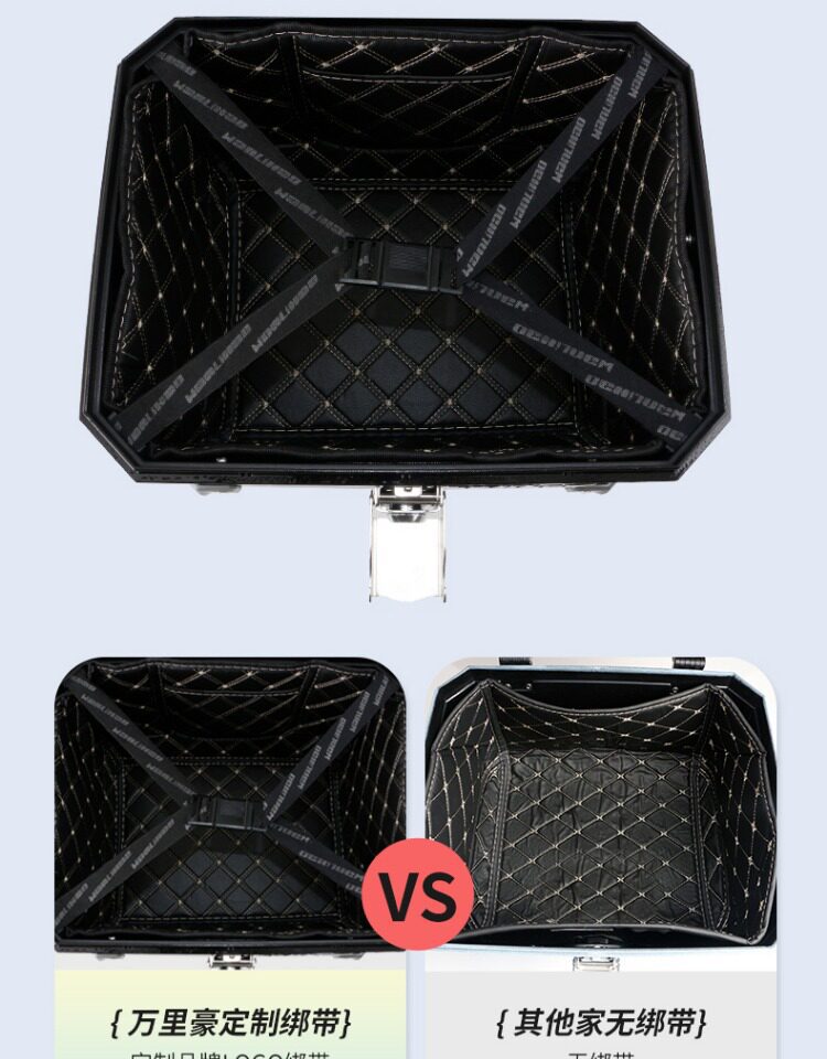 Wanlihao electric vehicle trunk is suitable for Ninebot Cz90 scooter trunk modification accessories C85c storage box