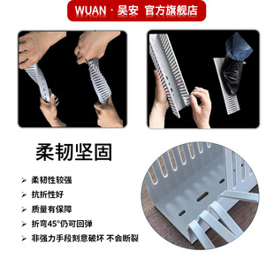 Wire TrougH PVC Environmental Protection Industrial Cable Management TrougH H50 Series Wu'an Electrical Factory StraigHt Hair Classy Quality Can Be dz