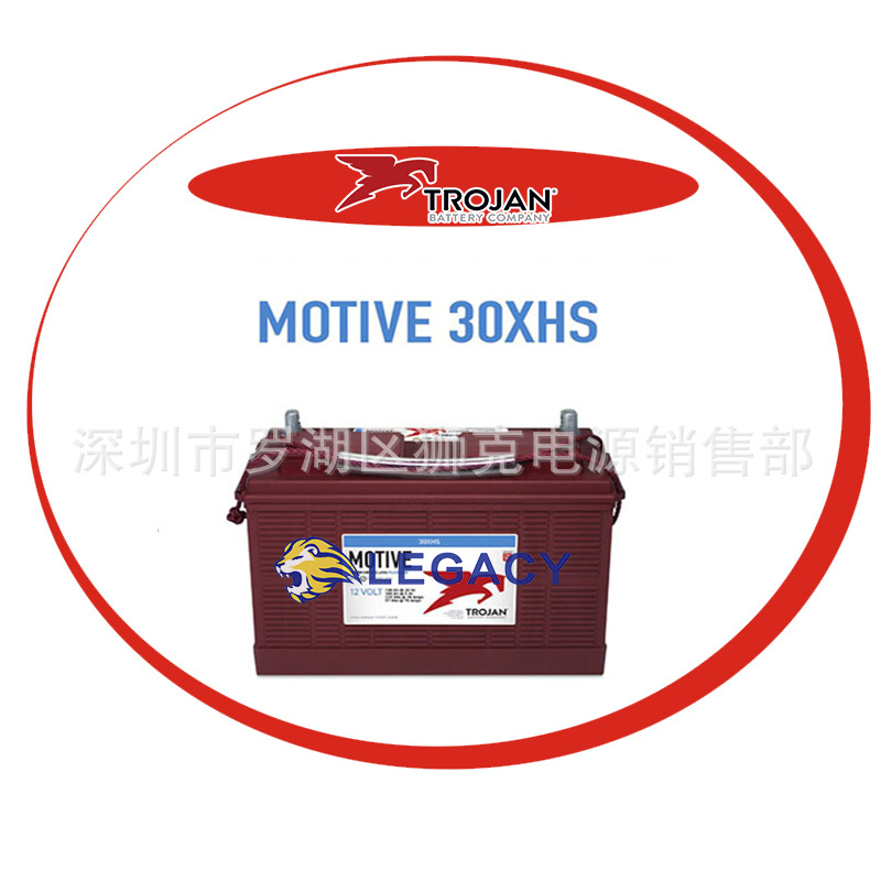 邱健电池30XHSTrojan电池12V130AH洗地机、杠杆式升降机、新能源