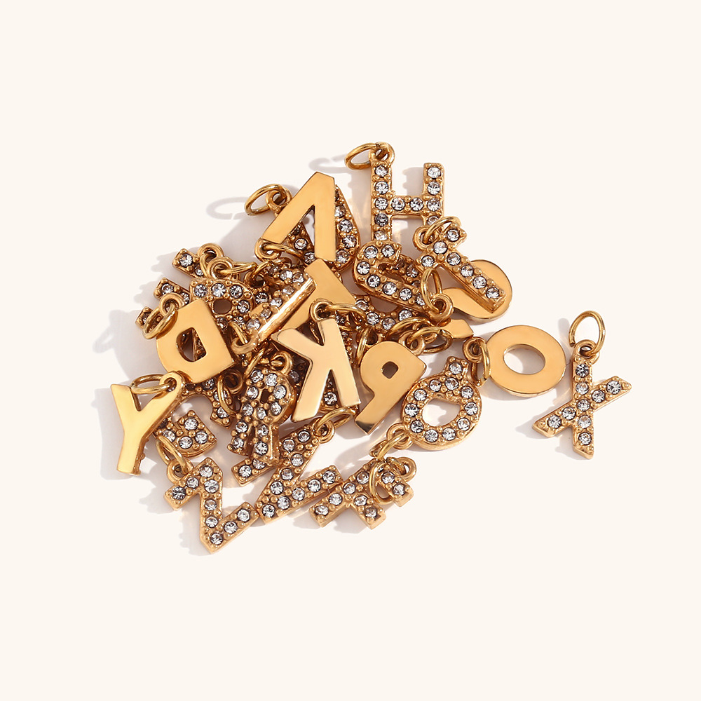 2g Weight 0.03µm-0.05µm Gold Plating Thickness PVD Coated Gold Plating Process Pendant Jewelry Making Type Real Gold Plated Plating Material DIY Jewelry Accessories Classification 1 Piece Quantity Stainless Steel Material Letter Pattern Simple Style Style Waterproof Non Tarnish, Plating Craft 1 Piece Stainless Steel PVD Coated Real Gold Plated Letter Pendant DIY Jewelry Accessories 无