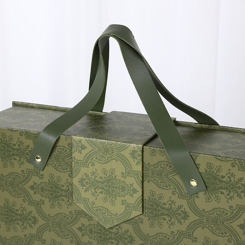 New Year's souvenir gift box, high-end business New Year's goods packaging box, snack gift box, large Year of the Dragon gift box wholesale