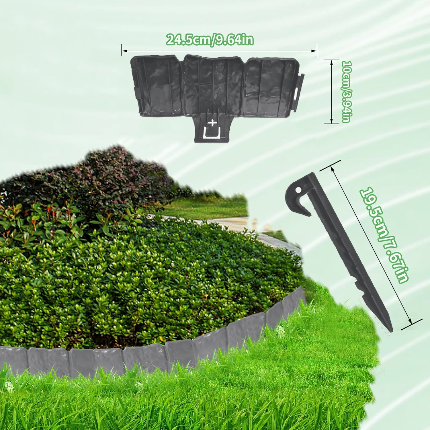 Трансграничный L-образный каменный забор два в одном садовый двор небольшой забор огород зеленые растения ограждения в помещении и на открытом воздухе