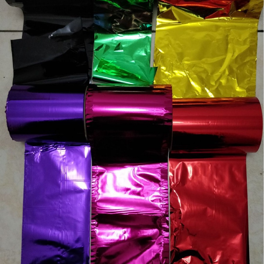 电镀银膜裁切演出舞台道具party大红宝蓝膜做长方条欢迎欢迎飘带