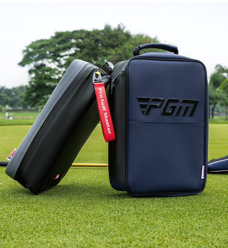 Túi đựng giày golf PGM siêu nhẹ chống thấm nước — XB007-Màu đen, XB007-màu trắng, XB007-màu xám, XB007-màu xanh hải quân chi tiết 12