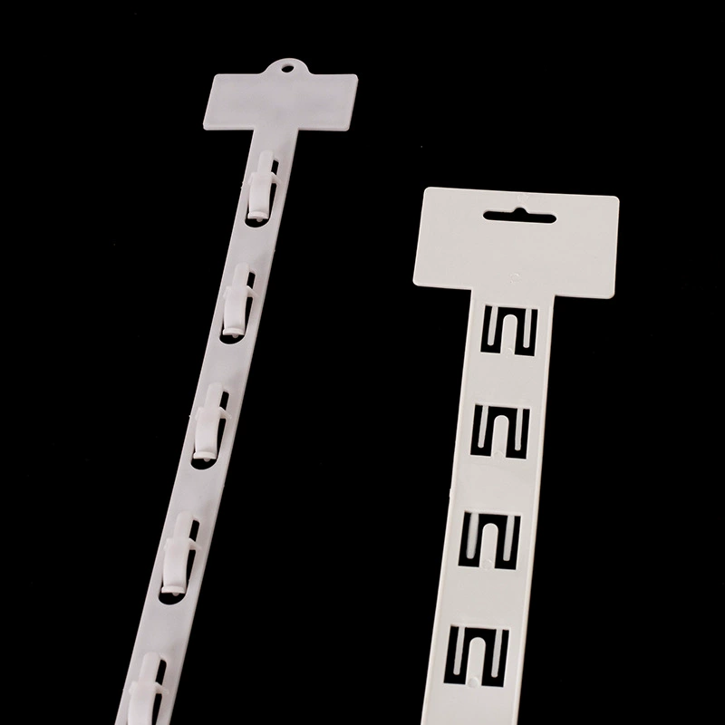 Супермаркет пластиковые подвесные полоски магазин стеллажей аксессуары pp материал прозрачный пластиковый пакет 12 висит литье под давлением подвесные полоски оптом