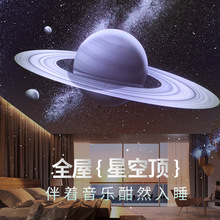 爆款拾音投影灯立体蓝牙白噪音星空灯创意礼物浪漫银河氛围灯