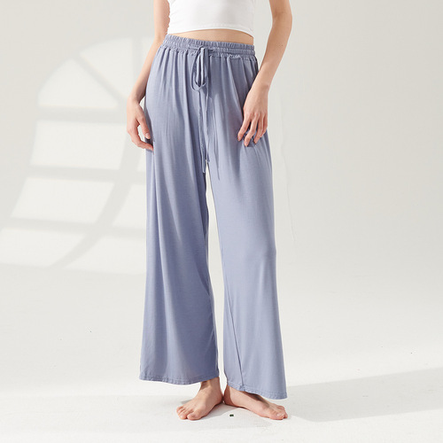 Dance pants modern dance modal loose wide leg pants women's straight drape body exercise pants classical yoga pants