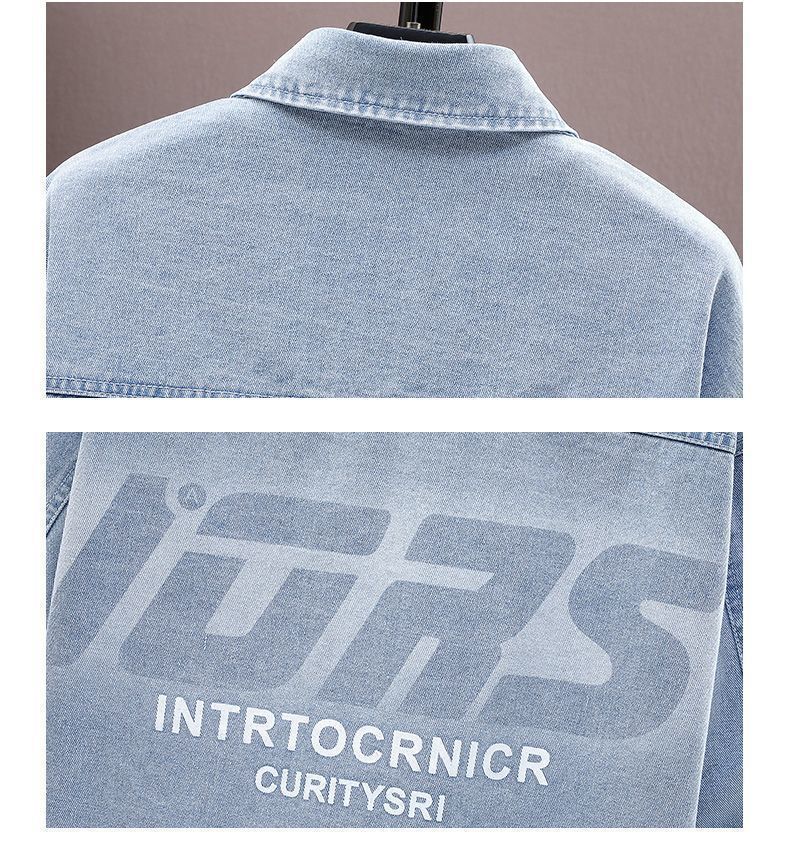 Modisches Jeanshemd Für Herren Für Frühling Und Herbst_voghion.com