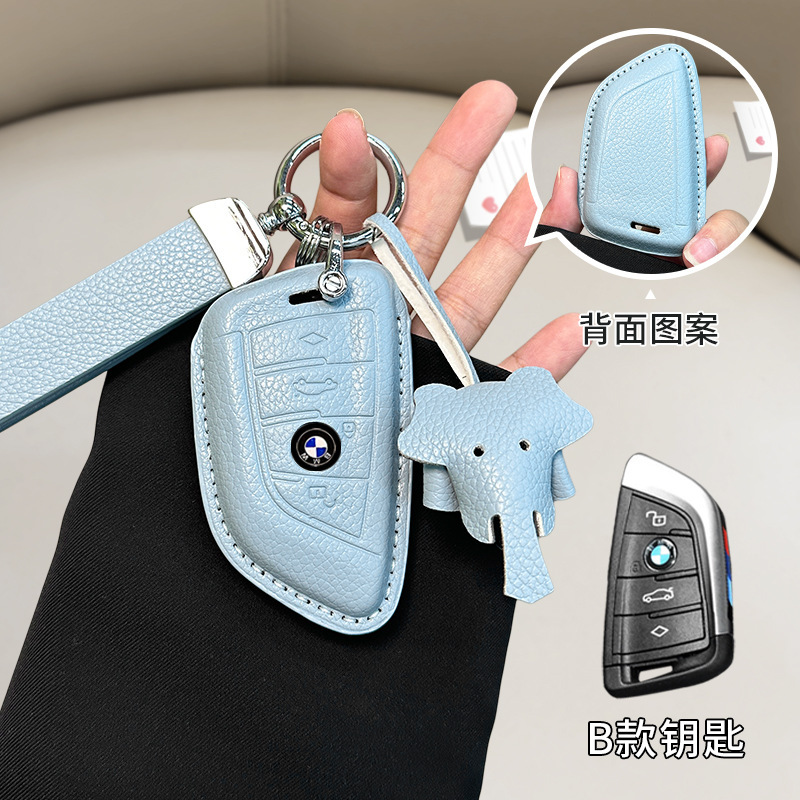 BMW 모델 B [린넨 블루] + 매칭 벨트 + 덤보