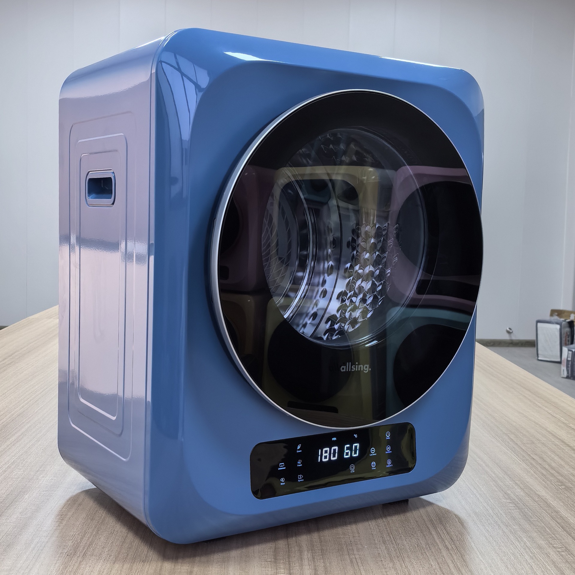 Cross-Border Export Clothes Dryer Household Quick-Drying Clothes Small Sterilization and Disinfection Fully Automatic Drum Mini Clothes Dryer