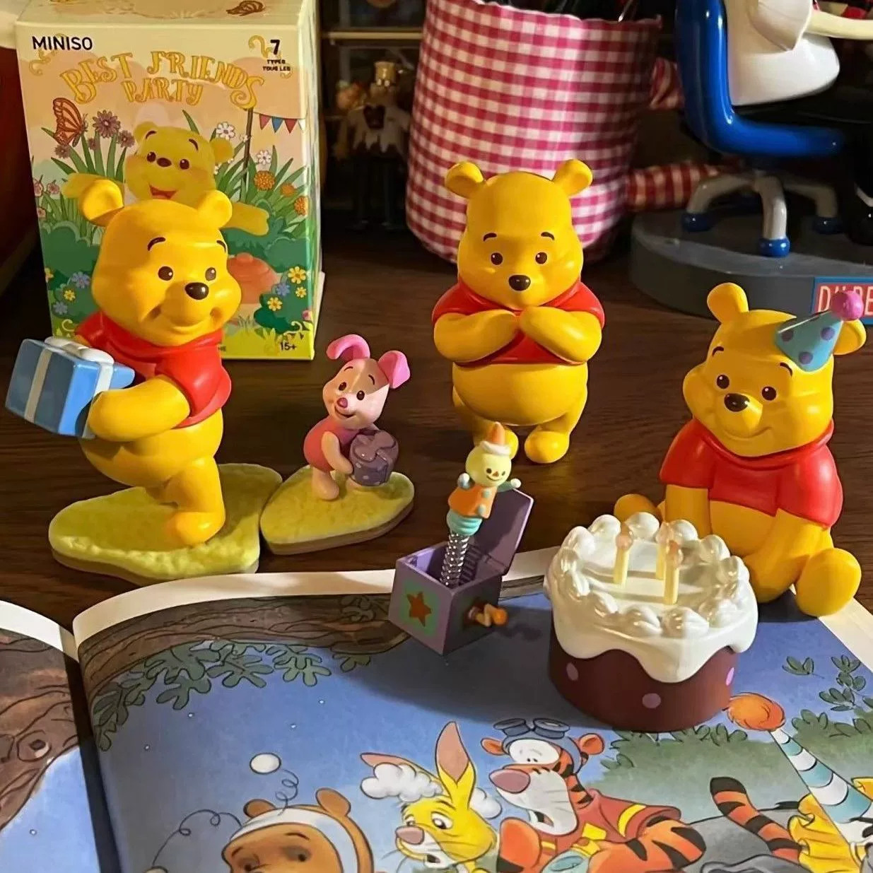 Минифигурка, милая кукла, Винни-Пух, подарок на день рождения