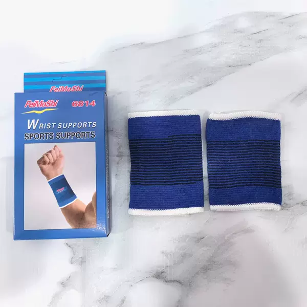 Boxed Sports Wristbands A Pair of Wristbands Breathable Knitted Wristbands Sports Protectors Two-dollar Store Wholesale