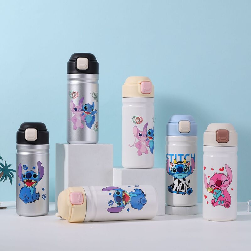 高颜値304ステンレス保温カップ携帯かわいいアニメジャンプカップ家庭用ストレートダブル保温カップ|undefined