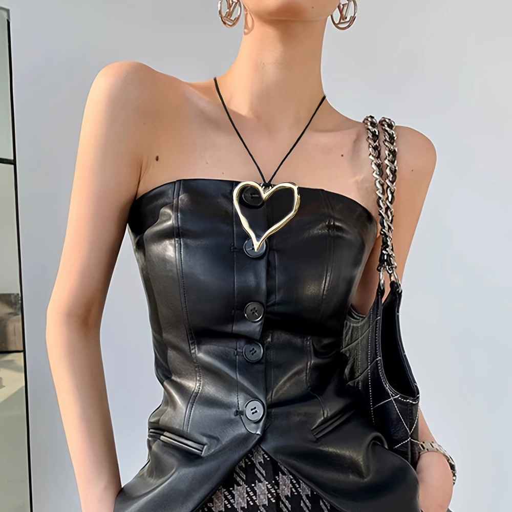 Горячий новый продукт сладкий и крутой преувеличенный большой ожерелье любви