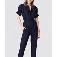 现货厂家直批 2025夏新款时尚高腰连体裤女显瘦连体衣裤 新款女