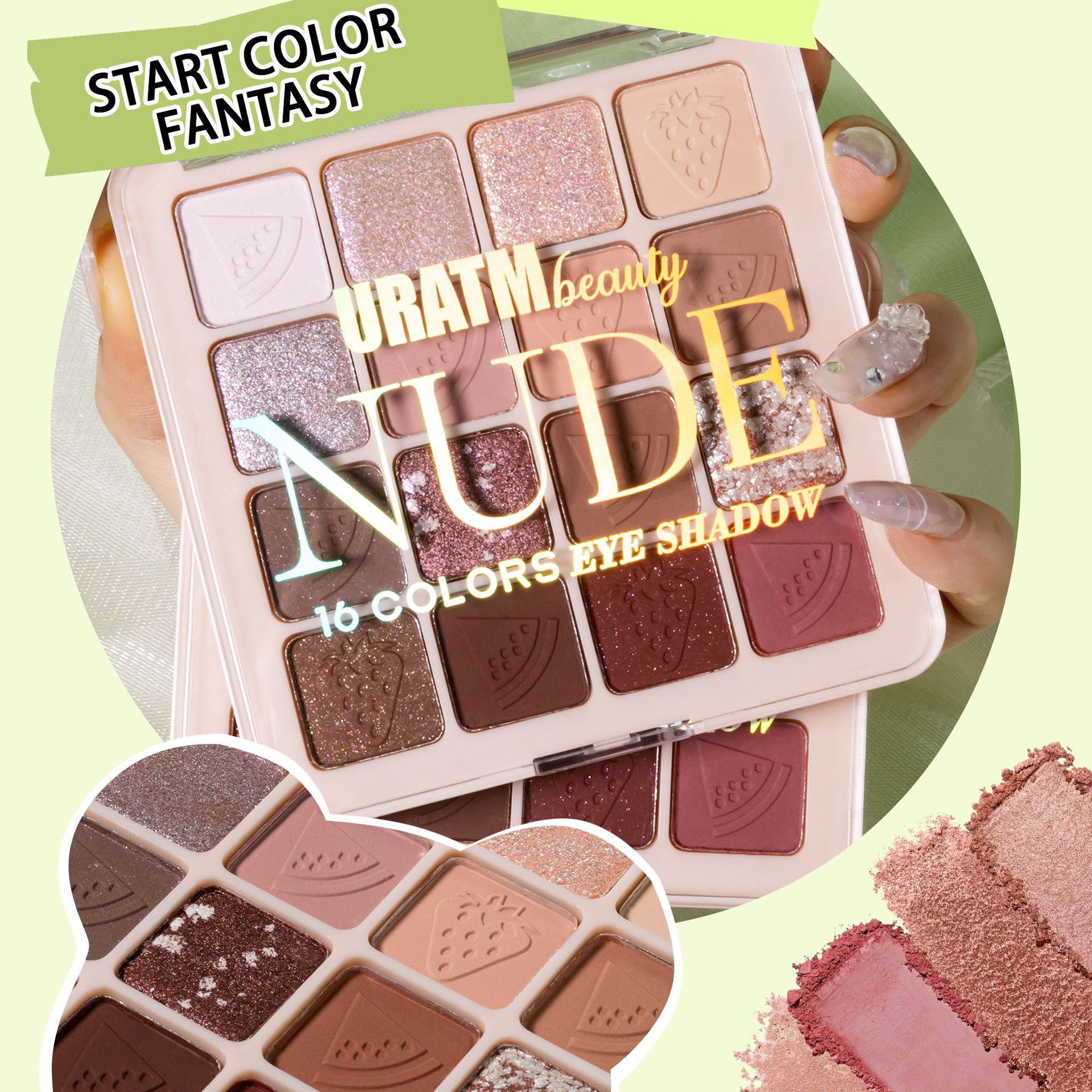 Cross-border bestseller multi-functional all-in-one makeup palette, matte pearlescent eyeshadow, high-gloss contouring all-in-one eyeshadow palette for beauty undefined