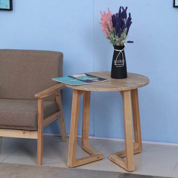 Mesa pequeña redonda cuadrada de la habitación de alquiler, mesa de centro simple, mesa de negociación al por mayor, mesa auxiliar, sala de estar, sofá, esquina