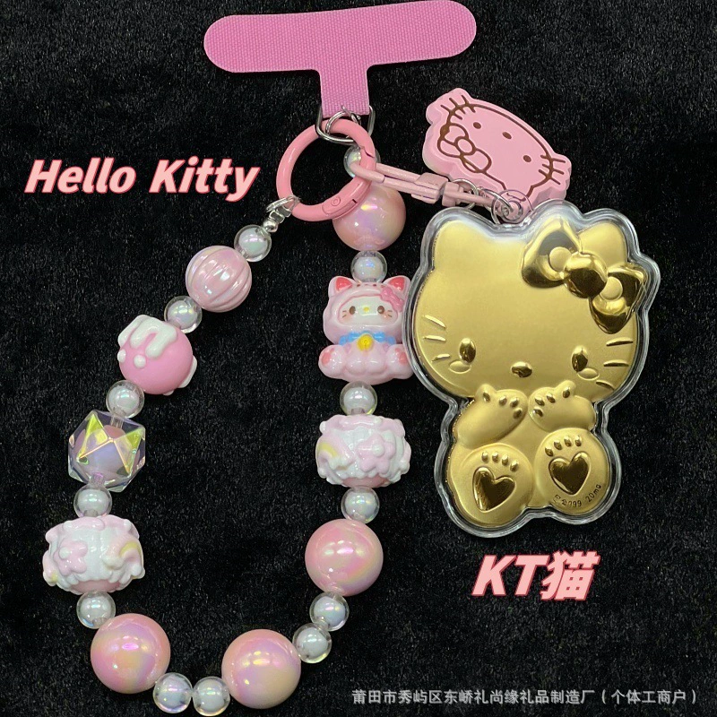 Hello Kitty, мультяшный мобильный телефон, ручная роспись