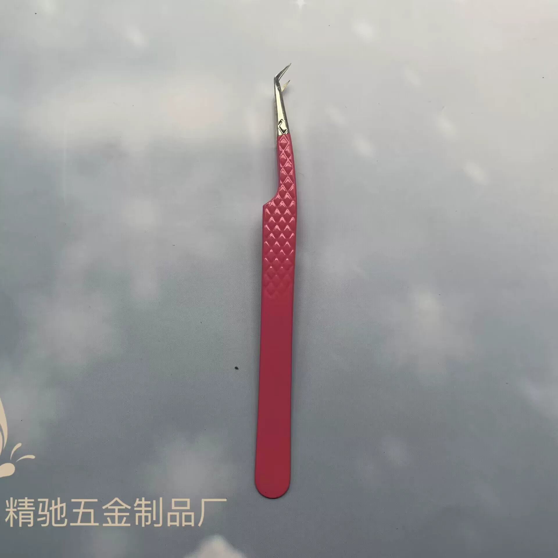 Eyelash extension, tweezers, eyelash curler