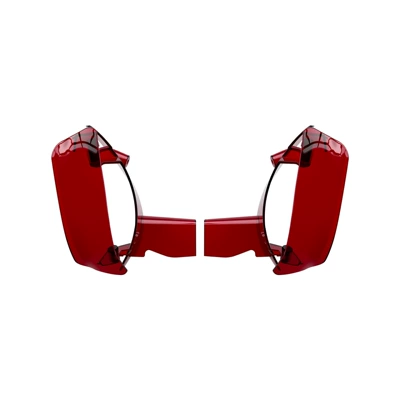 Motorcycle front windshield Harley 23.6-26 Road Gliding Side - red