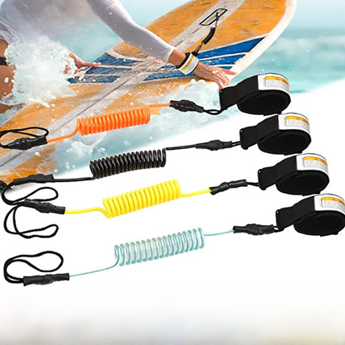 Cross-border outdoor paddle surfing safety rope TPU paddle board shrinkable hand strap water ski board tow rope boat oar