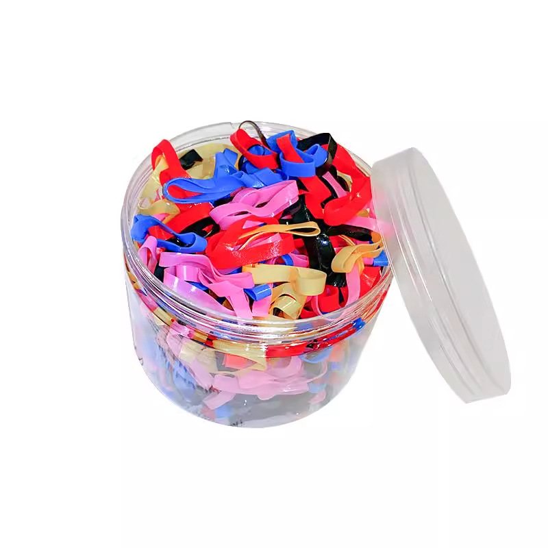 Coleteros de goma para mujer, gruesos y duraderos, bandas elásticas desechables para el cabello, coleteros de alta elasticidad, cuerdas para el cabello duraderas, accesorios para el cabello para mujer.