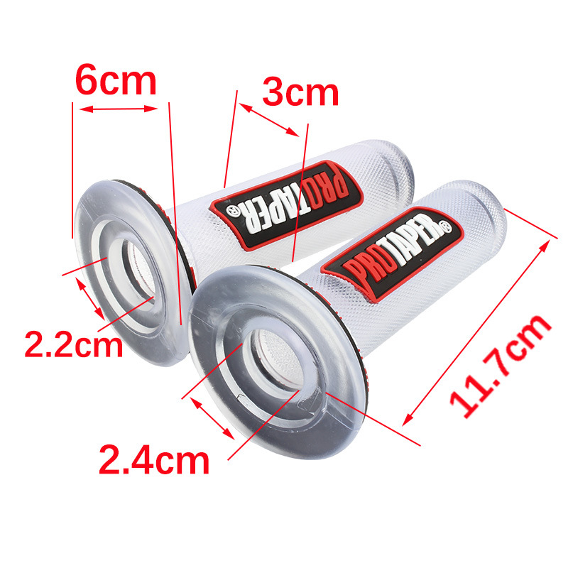 Universal Motorcycle Accessories Modified Handlebar Glue Off-Road Transparent Handlebar Cover Handlebar Modified Handlebar Glue