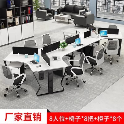 8 asientos con gabinete y silla
