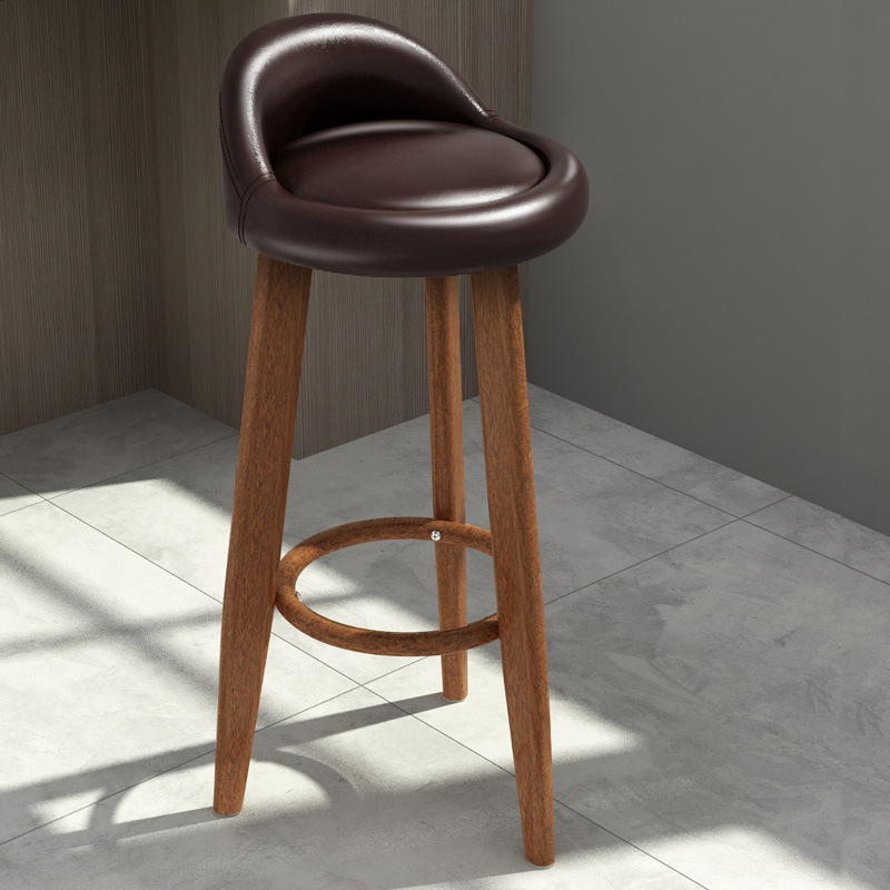 Oil skin brown-70cm safflower pear pattern [three legs]