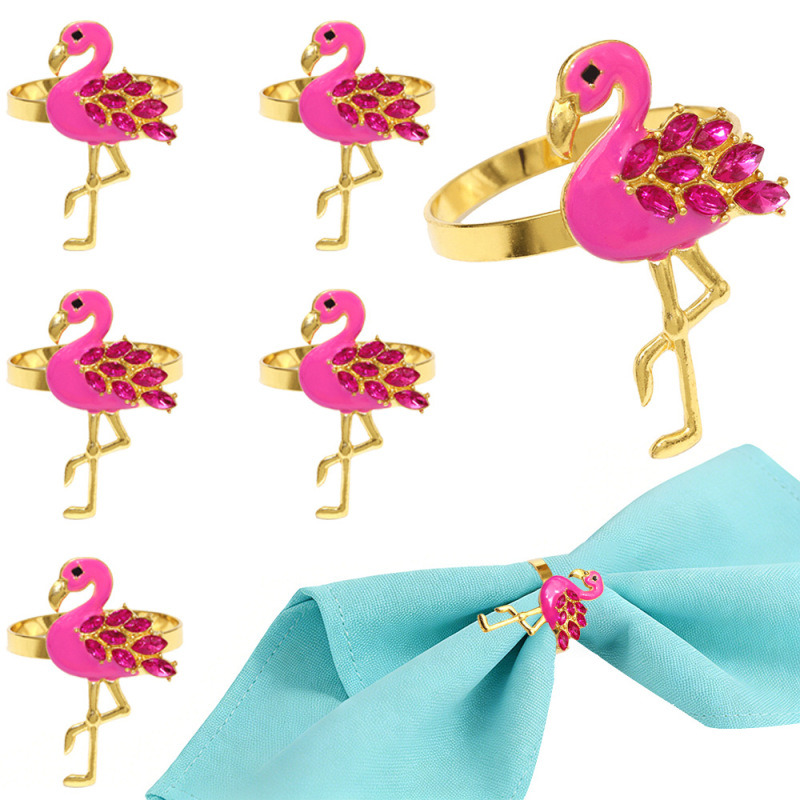 New Seaside-Themed Flamingo Napkin Rings, Summer Party Napkin Holders, Animal Napkin Rings, Alloy Manufacturer Wholesale New Seaside-Themed Flamingo Napkin Rings, Summer Party Napkin Holders, Animal Napkin Rings, Alloy Manufacturer Wholesale