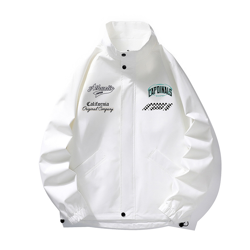 Men's clothing jackets for men in spring and autumn, loose windproof and fashionable jackets for men, thin and casual men's tops_voghion.com