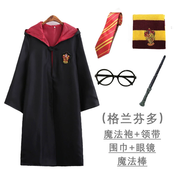 Magic tie, scarf, glasses, magic wand