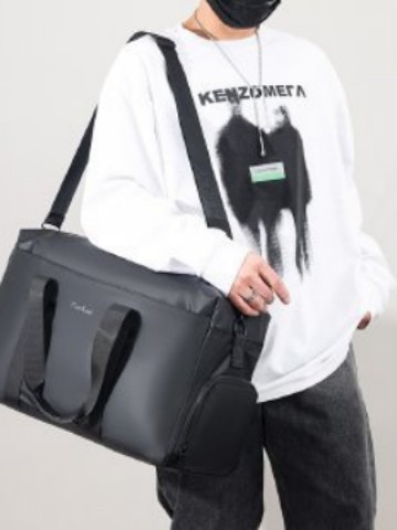 New men's travel bag for business trips, large-capacity travel bag, multi-functional shoulder and crossbody storage bag, handbag