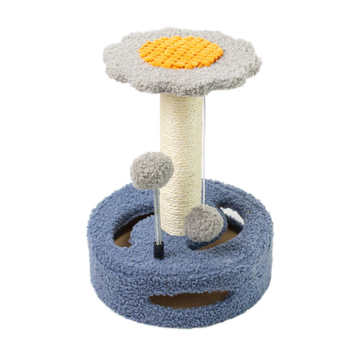 Cat climbing frame small cat toy cat scratching board cat jumping platform creative sunflower sisal cat scratching post cat supplies wholesale