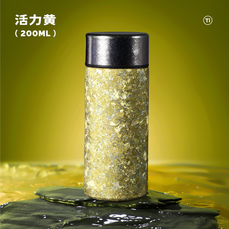 迷你纯钛保温杯双层钛杯高档商务礼品杯女士便携随手口袋杯钛水杯|undefined