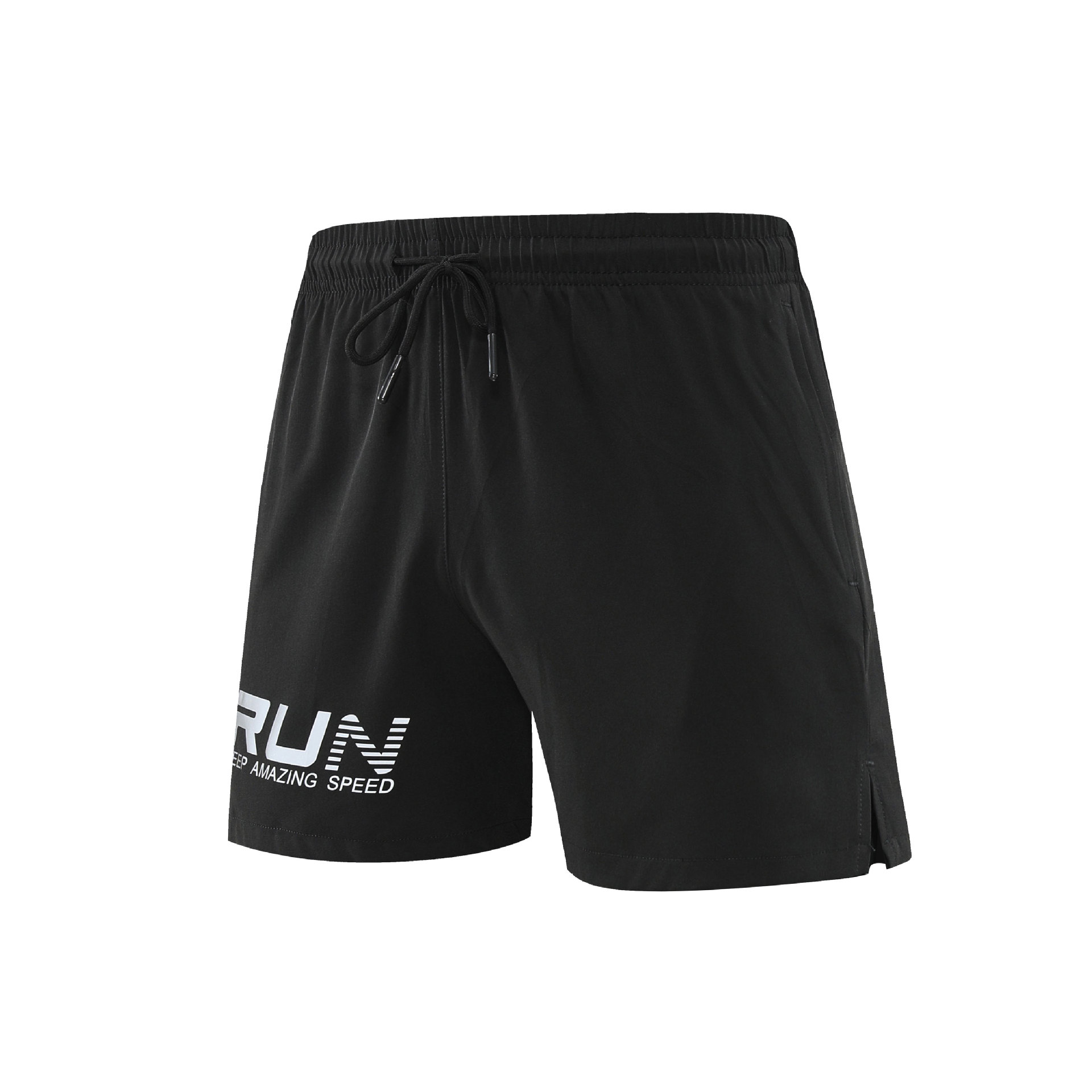 Pantalones cortos deportivos de pista y campo para hombres pantalones de maratón profesional de tres puntos con estampado reflectante pantalones de entrenamiento deportivo