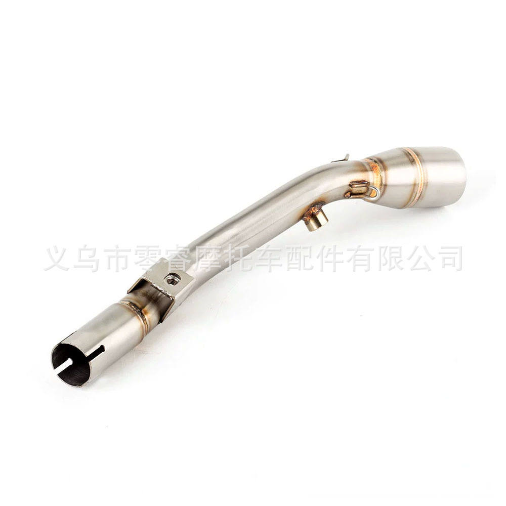Motorcycle Modified Exhaust Pipe Middle Section Suitable for Klx230 Klx230L Klx230R Stainless Steel Exhaust